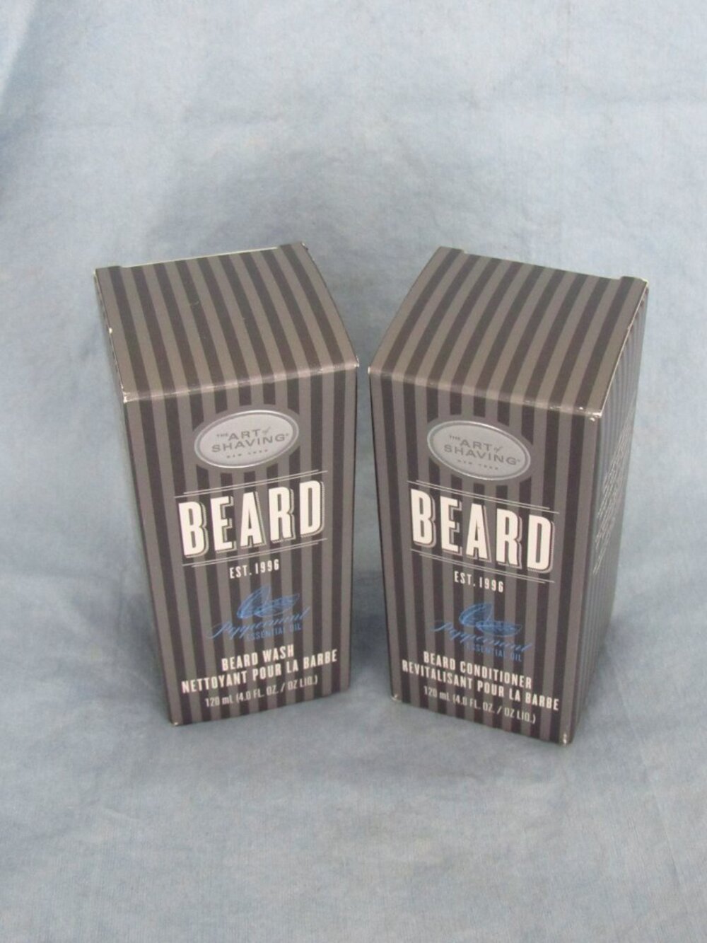 The Art of Shaving Peppermint Beard Wash and Conditioner – 4 fl. oz. (120 ml) ea